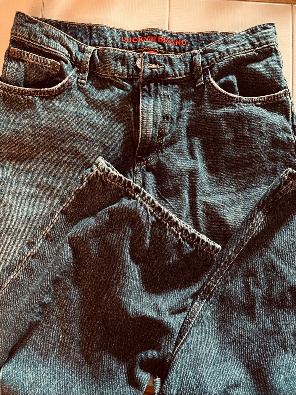 Lucky Brand Women’s Mid-Rise Barrel Jeans